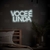Luminária Neon Led Você é linda 45x24cm - Neon Types