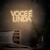 Luminária Neon Led Você é linda 45x24cm - loja online