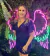 Luminária Neon Led Par de Asas Queen 100x120cm - comprar online
