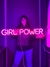 Luminária Neon Led Girl Power 80x10cm - comprar online