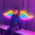 Luminária Neon Led Par de Asas Pride 100x44cm - comprar online