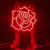 Luminária Neon Led Rosa 45x42cm