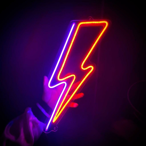 Luminária Neon Led Raio 23x40cm