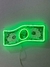 Luminária Neon Led Dólar Nota Dinheiro $ - comprar online