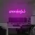 Luminária Neon Led Wonderful 90x22cm