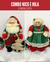 Nico and Nila Claus Combo – 2 Digital Christmas Sewing Patterns - buy online
