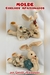 Molde Coelhos Apaixonados Grandes