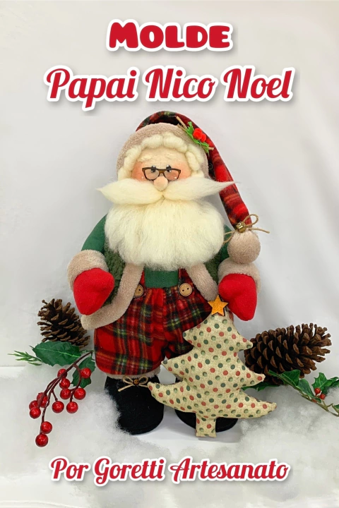 Molde de Papá Nico Noel
