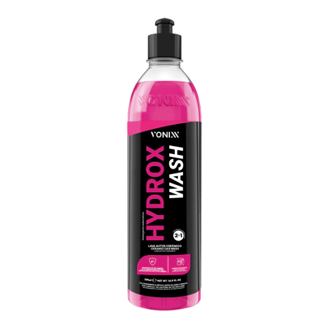 Hydrox Wash Vonixx Lava Auto Shampoo Concentrado Com Proteção Cera Cerâmica SIO2 500ml - comprar online