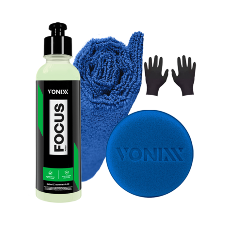 Kit Focus Vonixx Polidor Tira Mancha Chuva Ácida Marca D'água 240ml - comprar online