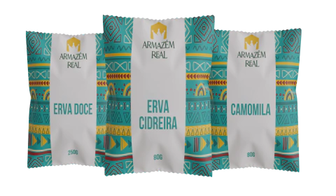 Kit Chá - Erva Doce, Cidreira E Camomila