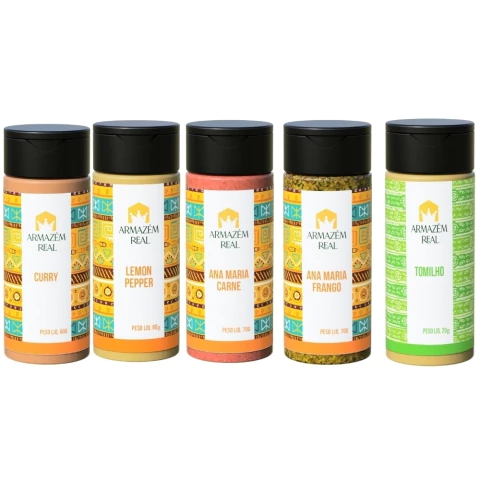 Kit Pote Tempero Chefe Gourmet - Armazém Real