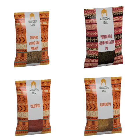 Kit Temperos Essenciais - Alta Qualidade Armazém Real