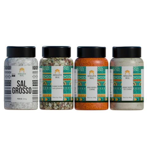 Kit Tempero Para Churrasco Premium - Armazém Real