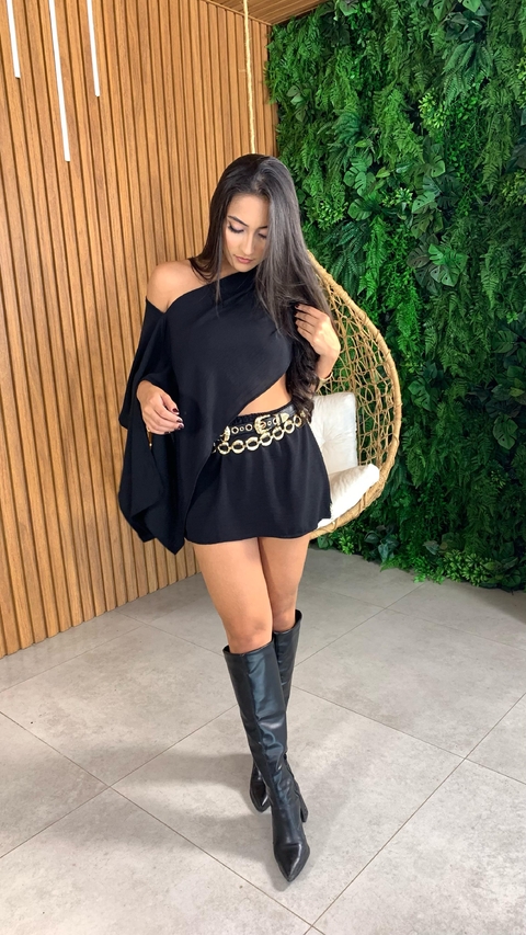 Conjunto Sara preto
