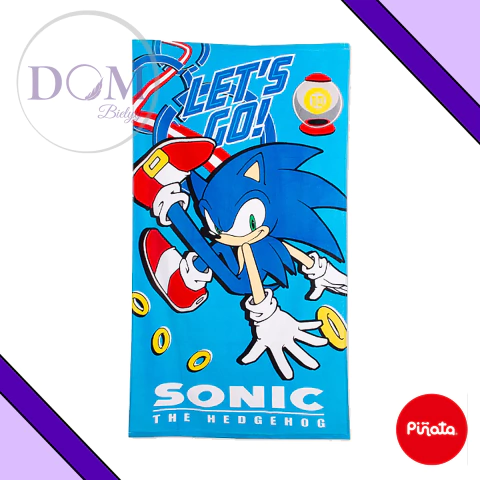 Toallon Sonic 100% Algodon 70x130cm. Piñata