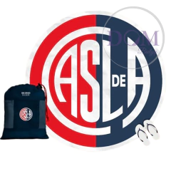 Toallon Forma de Escudo San Lorenzo 100% Algodón Estilo Blanco