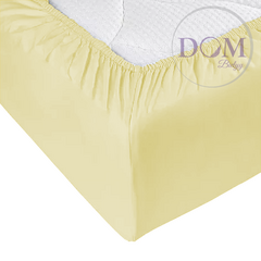 Sabana Ajustable 1 1/2 Plaza 100% Poliester 90x190+25cm. Paris Blanco