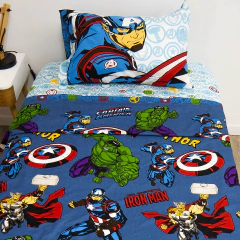 Juego de Sabana Avengers Niños 1 1/2 Plaza Piñata
