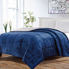 Acolchado Flannel con Corderito Luxury King Size La Bastilla