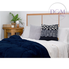 Acolchado Flannel con Corderito Luxury King Size La Bastilla - comprar online