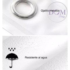 Protector Cortina de baño Blanco Decord 180x180cm. en internet