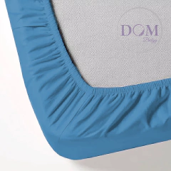 Sabana Ajustable Guibor Colores 100% Algodon 200x160+30cm Queen - Dombielyy