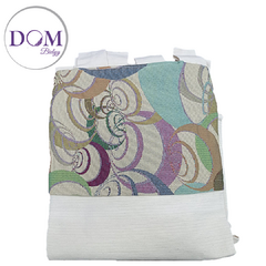Cortina Ambiente Madras Guibor Rustica 210cm De Alto 2 Paños - tienda online