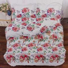 Juego Sabana Estampado Queen Plaza Campomayo 100% Poliester - tienda online