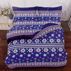 Juego Sabana Estampado Queen Plaza Campomayo 100% Poliester