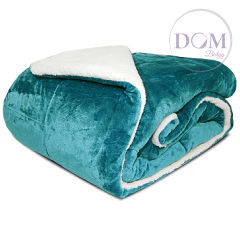 Acolchado Flannel con Corderito Luxury King Size La Bastilla en internet