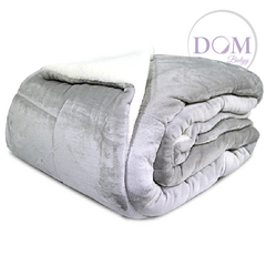Acolchado Flannel con Corderito Luxury King Size La Bastilla - comprar online