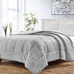 Acolchado Flannel con Corderito Luxury King Size La Bastilla