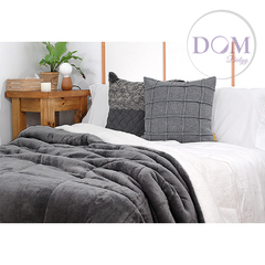 Imagen de Acolchado Flannel con Corderito Luxury King Size La Bastilla