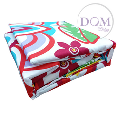 Juego Sabana Estampado Queen Plaza Campomayo 100% Poliester - comprar online