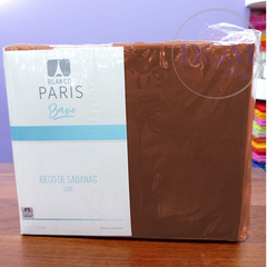 Juego Sabana Paris 100% Poliester 1 1/2 Plaza - tienda online
