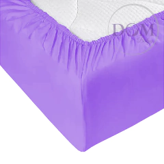 Sabana Ajustable 2 1/2 Plaza 100% Poliester 140x190+25cm. Paris Blanco - tienda online