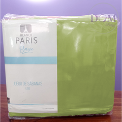 Imagen de Juego Sabana Paris 100% Poliester Queen Size Lisas