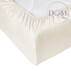 Sabana Ajustable 1 1/2 Plaza 100% Poliester 90x190+25cm. Paris Blanco - comprar online