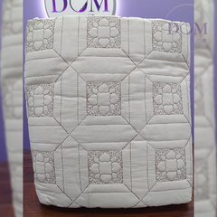 Cubrecama Quilt Rustico 1 1/2 Plaza Pierre Cardin - Dombielyy