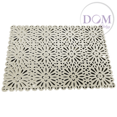 Individuales Pack X6 Flores Naturales Estilo Blanco en internet