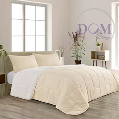 Acolchado Brick Reversible Queen Size Kavanagh 230x250cm. - Dombielyy
