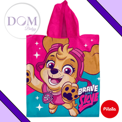 Poncho de Toalla Paw Patrol 120x50cm. Piñata