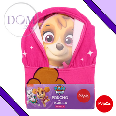 Poncho de Toalla Paw Patrol 120x50cm. Piñata - tienda online