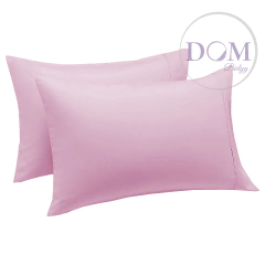 Funda de Almohada Guibor 100% Algodon Colores 50x80cm. - Dombielyy