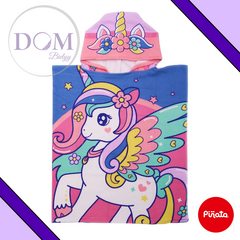 Poncho de Toalla Unis 120x50cm. Piñata - comprar online