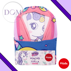 Imagen de Poncho de Toalla Unis 120x50cm. Piñata
