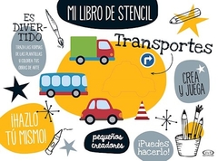 Transportes Mi libro de stencil