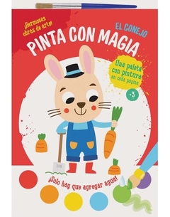 Pinta con magia El conejo