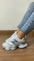 New Balance 9060 branco e azul premium | forma exata na internet